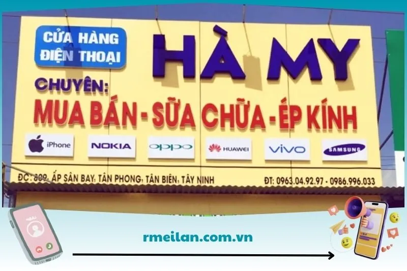 Cửa hàng điện thoại Hà My