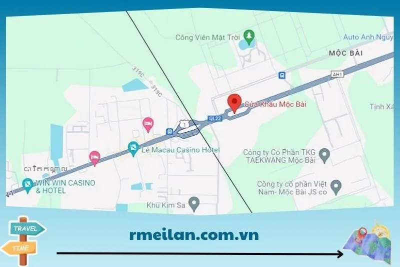 Cách đi đến cửa khẩu Mộc Bài Tây Ninh